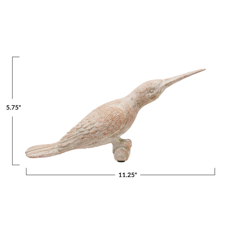 Figurine colibri en résine