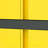Yellow Rectangular Tool Cabinet 90.5'' W Steel Job Site Storage