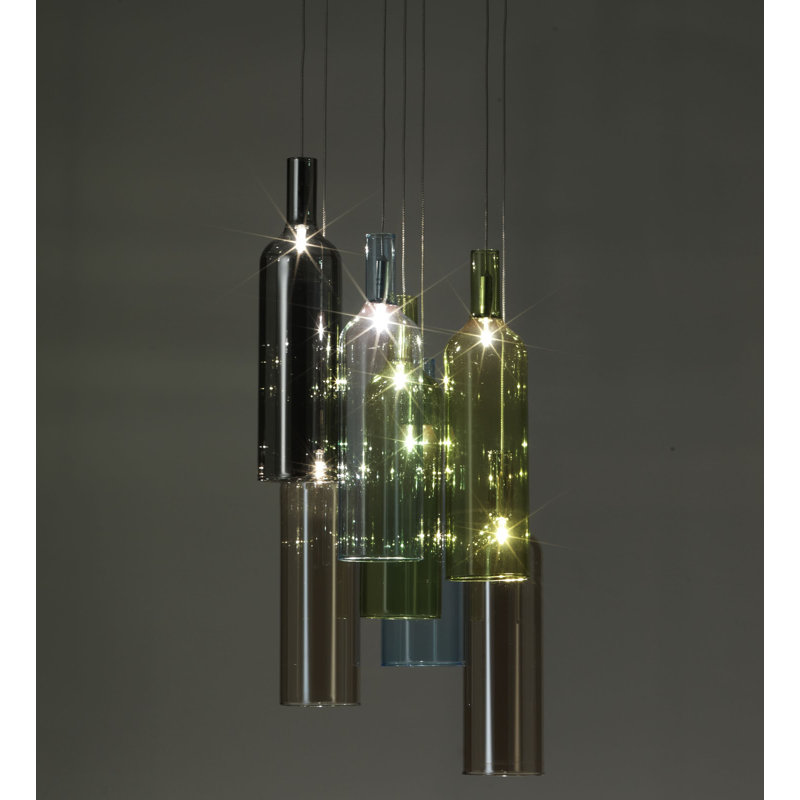 Cresthaven 7 - Light Chrome Cluster Pendant
