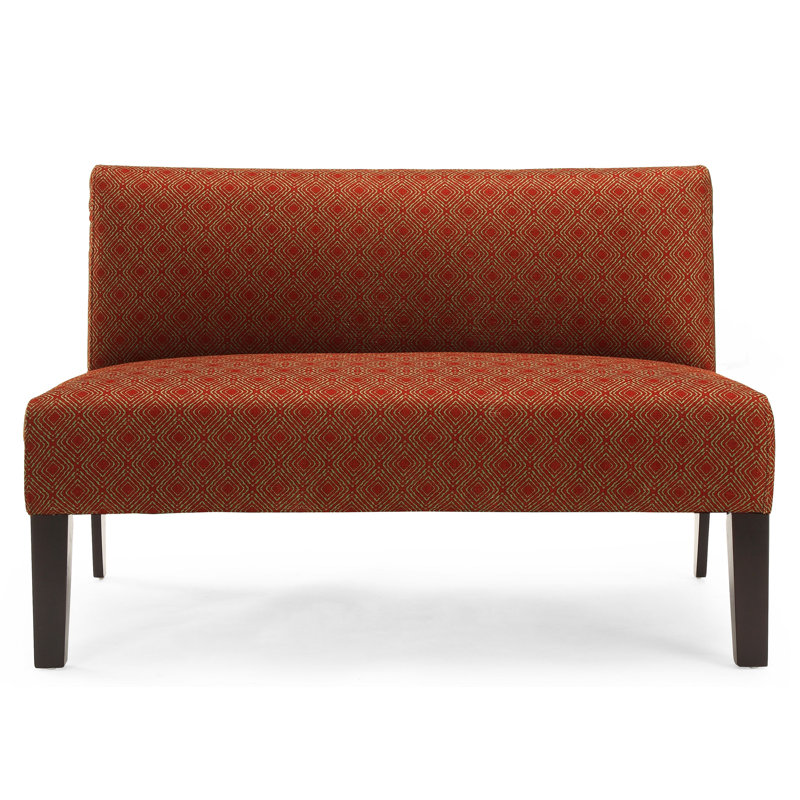 Doreen 46.5'' Reception Loveseat, Crimson