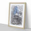 Capitol Hill & Cherry Blossom Tree in Abstract - Picture Frame Graphic Art Print-55680992-55680996