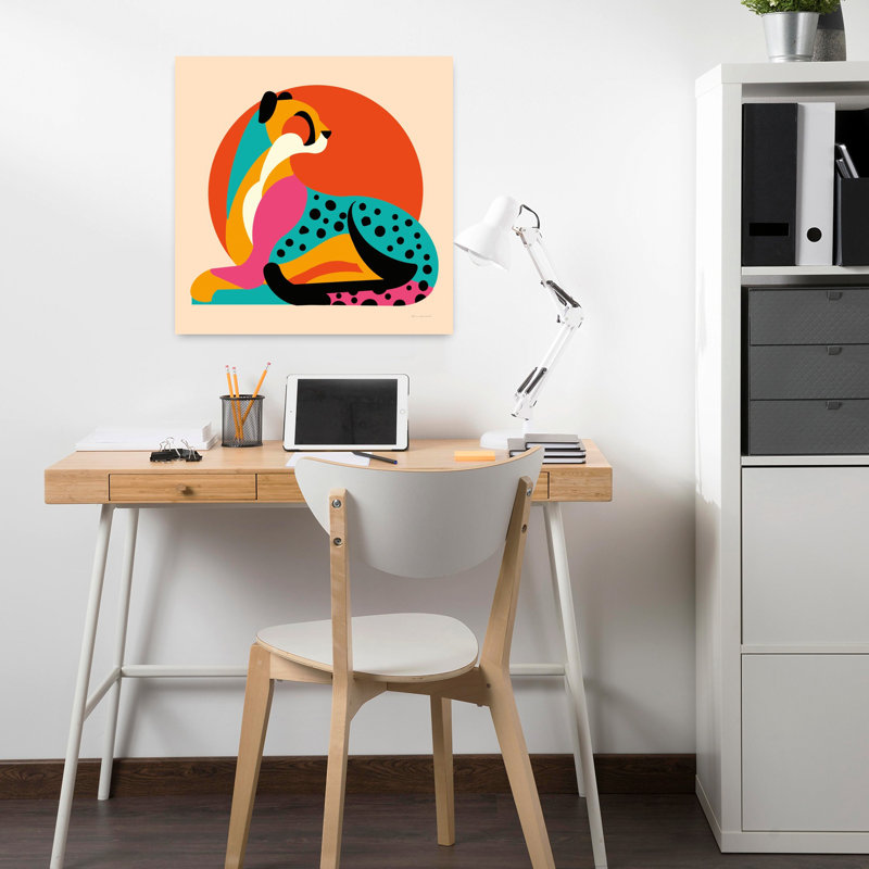 Safari Safari IV, art animalier contemporain, H 18 po x l 18 po