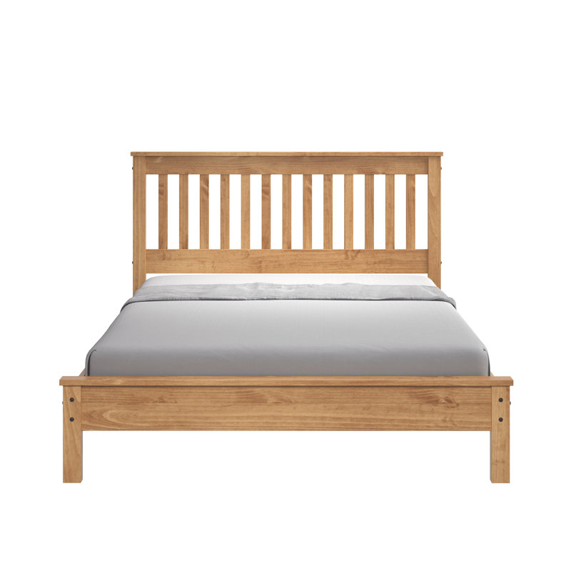 Ophelia 3 Piece Bedroom Set, One Nightstand, One Bed & One Large Dresser, Solid Wood Rustic Farmhouse Style, Full / Double