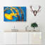 Yellow Jellyfish - Wrapped Canvas-56639859