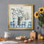 Gingham Blues - Peinture sur toile encadrée-985969292-985969286