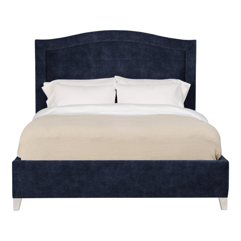 Caroline/Casey Upholstered Standard Bed, Casa Blanca, Nadia Eclipse, Queen