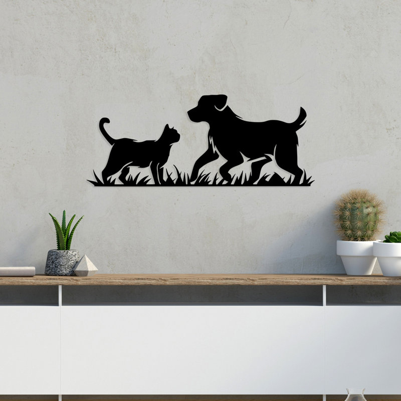 Stylish Decorative Metal Wall Accessory, Black Finish, 10.6 x 27.6 inches | 100% Metal Construction, Thickness: 0.06 inches | Lightweight at 2.1 lbs | Perfect for Home Décor & Modern Interiors