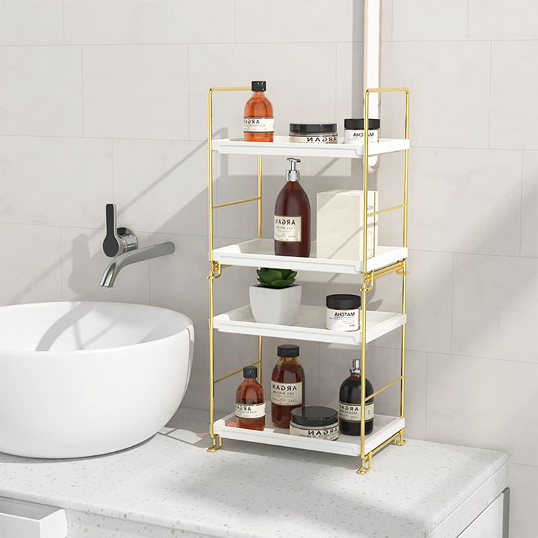 Mercer41 Amberdawn Metal Freestanding Bathroom Shelves