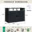 Garbage Bin Shed Stores 2 Trash Cans Metal Outdoor Bin Shed For Garbage Storage,Stainless Galvanized Steel, Bin Shed For Garden Yard Lawn-123375709