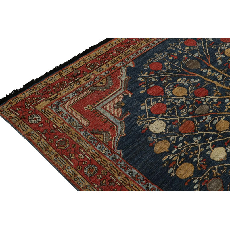 Hand Knotted Wool Area Rug