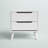 Solid Wood Nightstand-1348337203