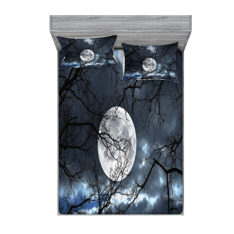 Microfiber Sheet Set, Queen Sheet Set with Fitted Sheet