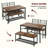 Emond Rectangular Modern/Farmhouse/Rustic/Industrial Dining Set-1245752049-1245752046-1245752047