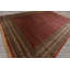 Tapis traditionnel rouille en laine noué à la main 12 po x 18 pi 6 po