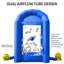 Cabine de caisse gonflable 8,2 x 5,2 x 5,2 pi avec souffleuse - Distributeur de billets gonflable pour événements et promotions (bleu)-122106409