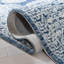 Tapis oriental en laine / coton touffeté à la main Metro en bleu / gris-82632367