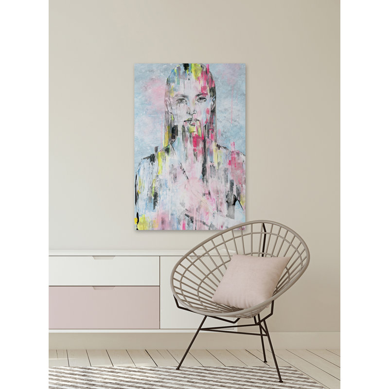 Pretty In Colors by Parvez Taj - Wrapped Canvas Painting, 30cm H x 20cm W