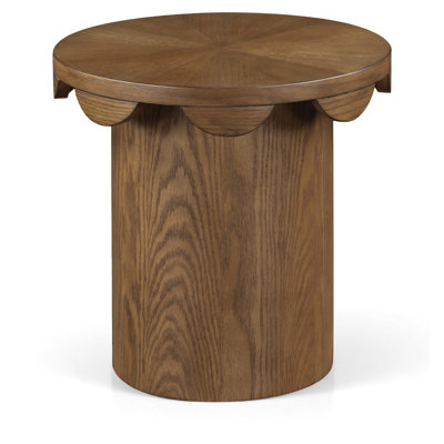 Dahlia Oak Veneer End Table