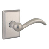 Arch Privacy Door Lever with Rustic Square Rose