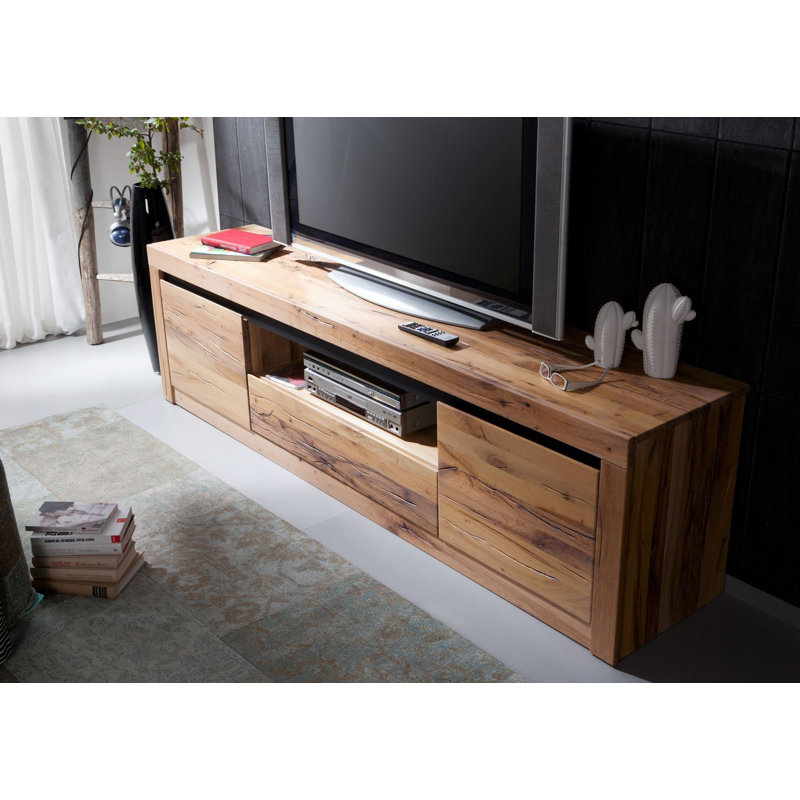 Montreux Unfinished TV Stand for TVs up to 88, Natural
