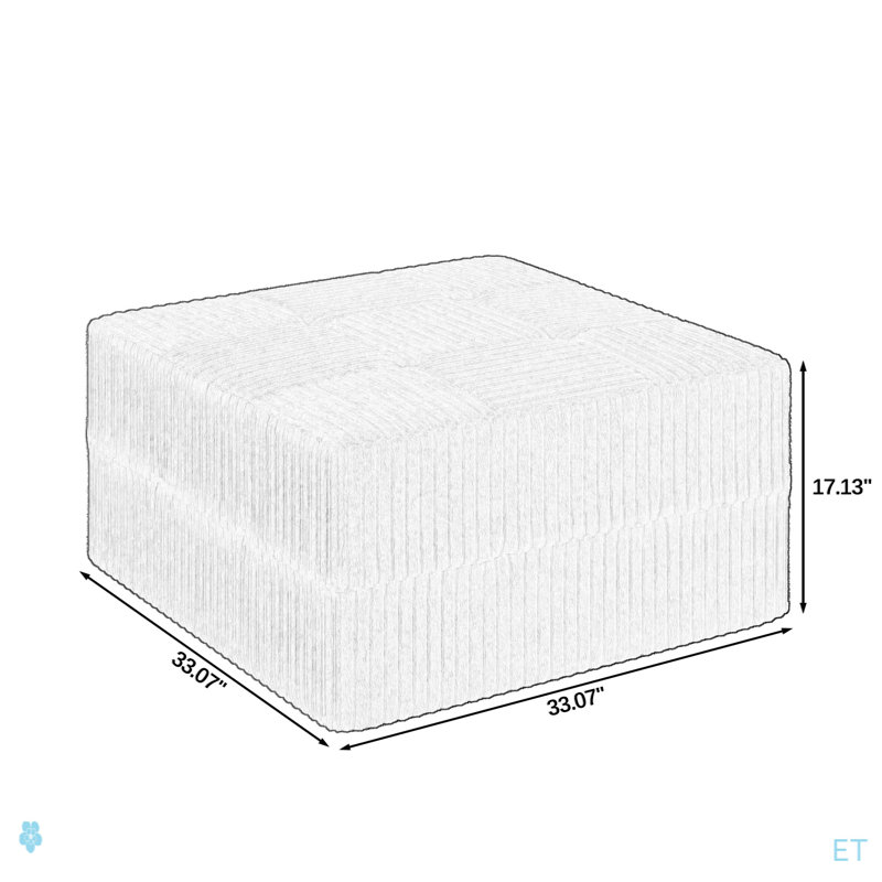 Canapé modulaire en forme de U, canapé modulaire compressé en velours côtelé de style minimaliste moderne, canapé-lit pour le salon, la chambre à coucher, canapé confortable à conception compacte et peu encombrante