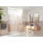 Stellar 73.5 in. W x 78 in. H Fully Frameless 3 Panel Inline Glass Hinged Shower Enclosure-112662551