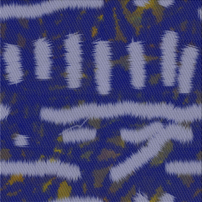 Tapis de zone mauve à motifs, Carré 6 pi