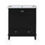 Armoire de salle de bain multifonctionnelle 30 po avec lavabo et portes avec tiroir 30 po-105620827