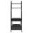 Adjustable 3D Printer Stand with Filament Storage Rack, Mobile Printer Cart with Wheels and 2 Shelves-119784185