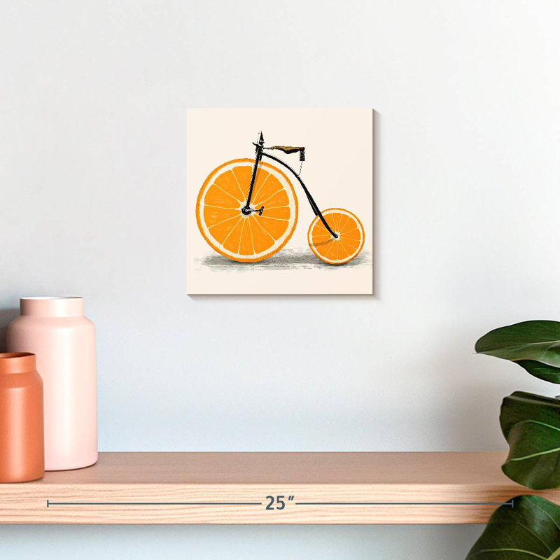 Mehar Clockwork Orange Bicycle, 10" H x 10" W