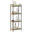 Bamboo, Steel Freestanding Bathroom Shelves