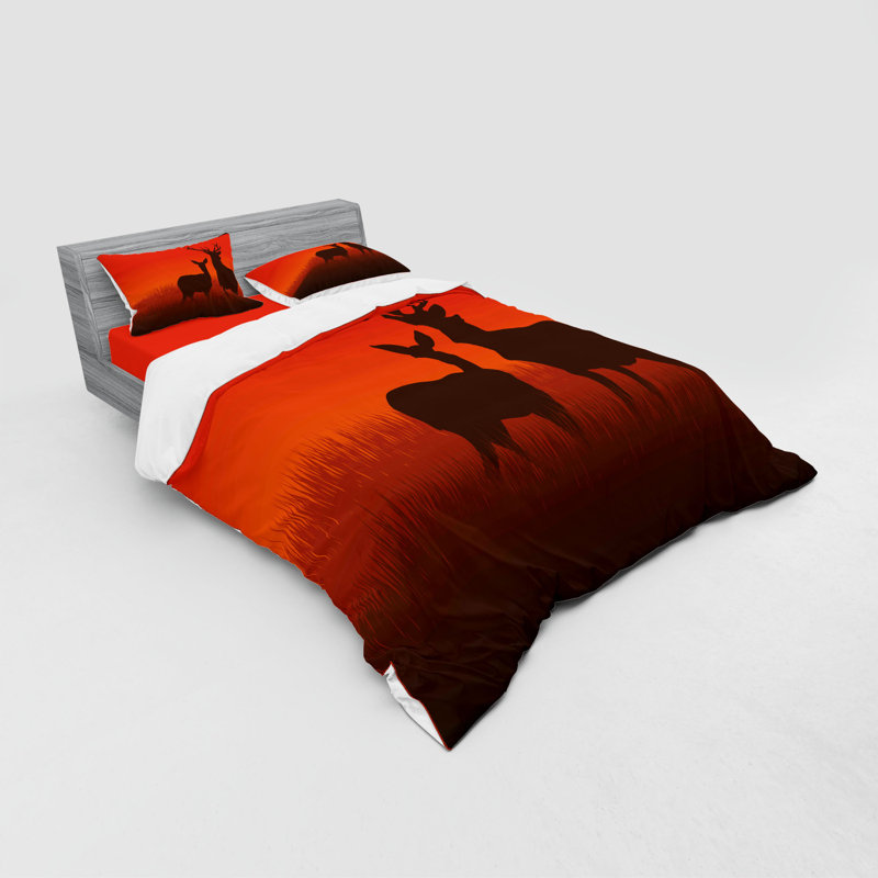 Rustic Polyester Duvet Cover, Queen Duvet Cover + 3 Additional Pieces