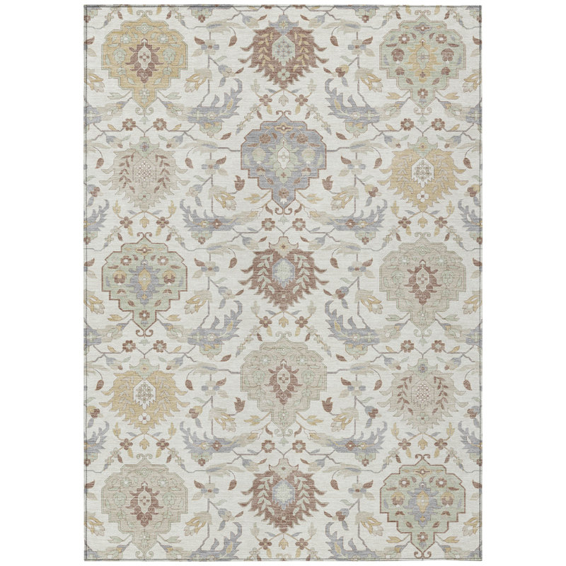  Machine Washable Indoor/Outdoor Chantille ACN1026 Rug, Rectangle 9' x 12'