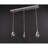 Light Celestial Pebble Linear Chandelier-90810106-90810098-90810109