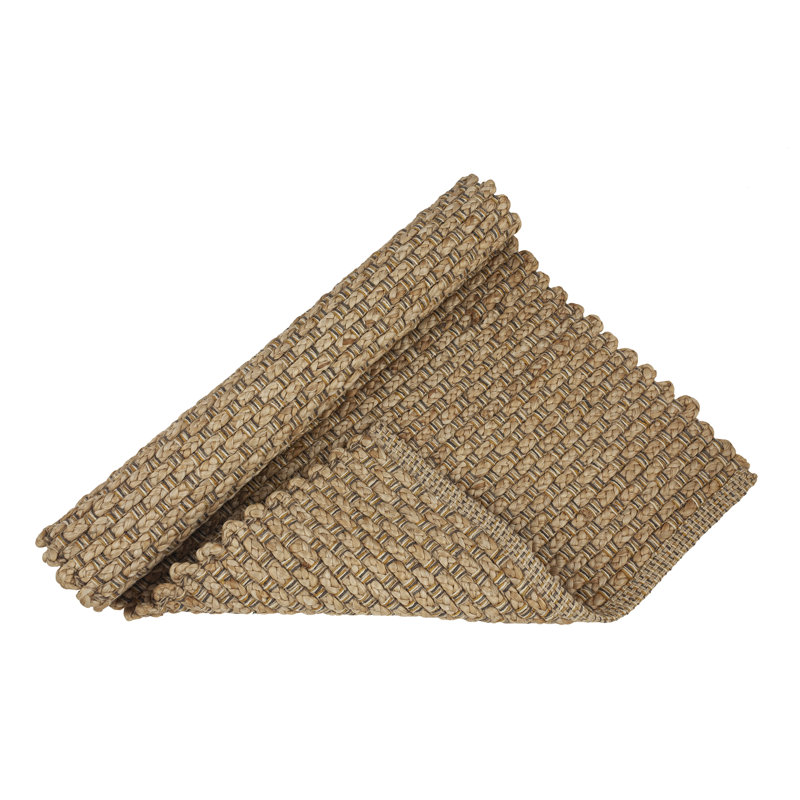 Handmade Braided Jute Brown Rectangular Area Rug