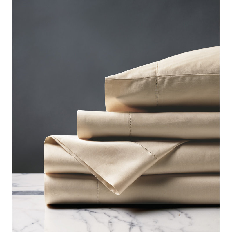 Deluca Sheet Set, Almond, Twin Sheet Set + 1 Pillowcase