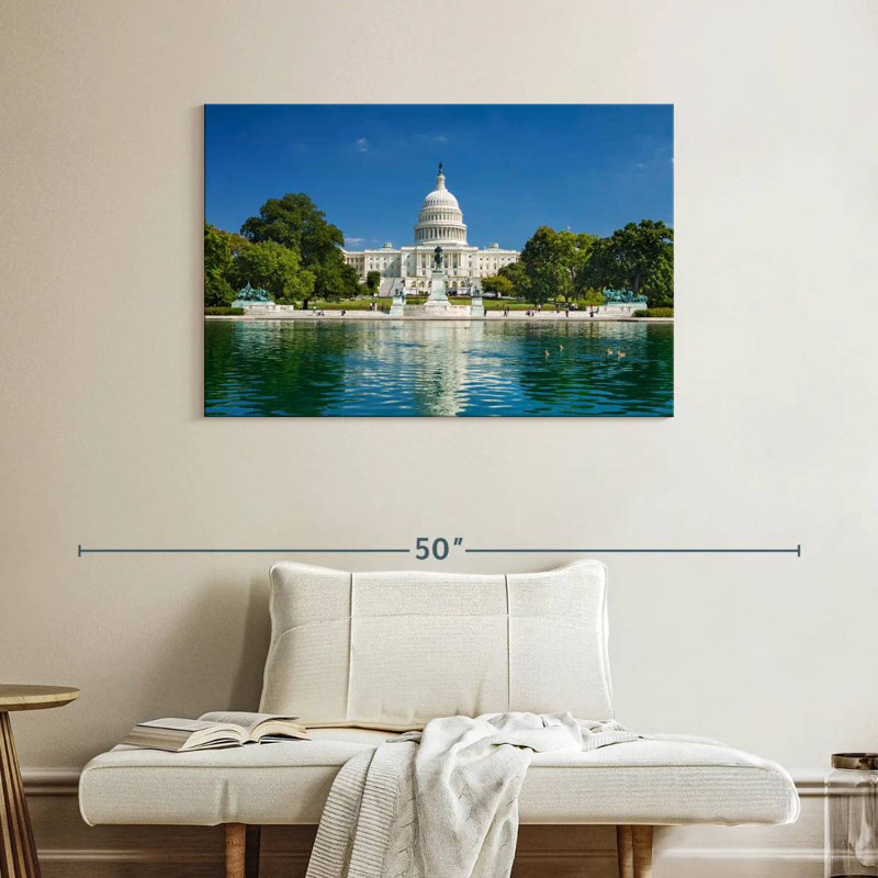 Lilie US Capitol Reflection, 26" H x 39" W