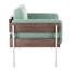 Chaise d'appoint en métal, bois et tissu-1578859565-1578859567