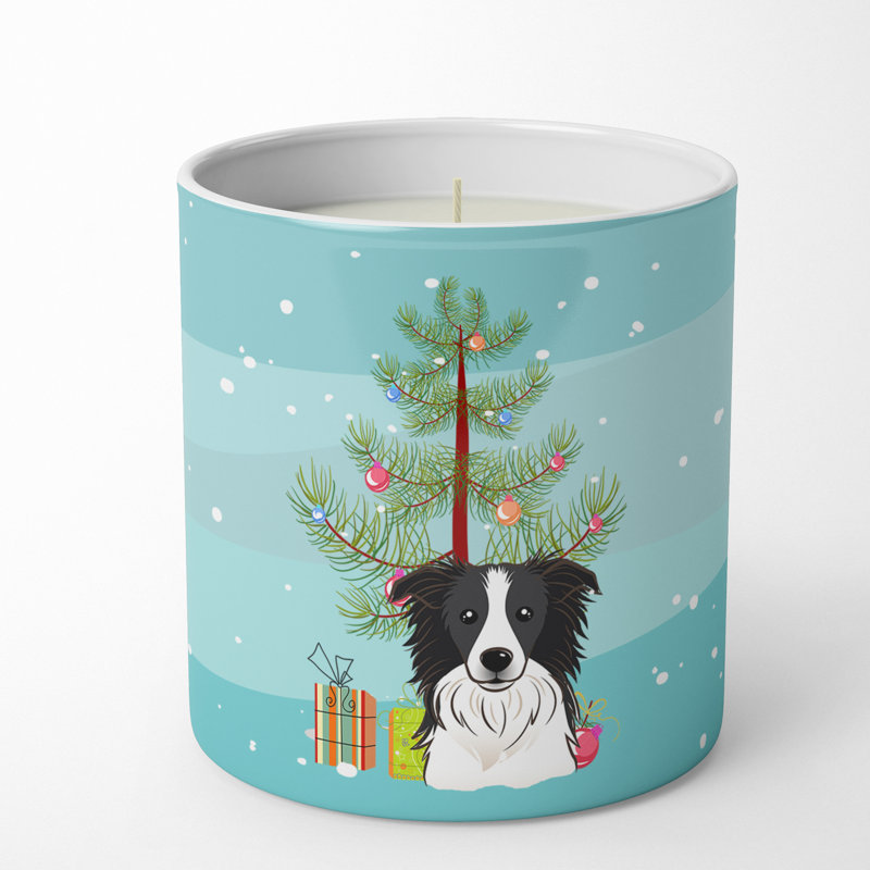 Bougie de Noël décorative 10 oz
