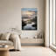 «Winding River Through Marsh at Golden Sunset», art mural sur toile-134029385