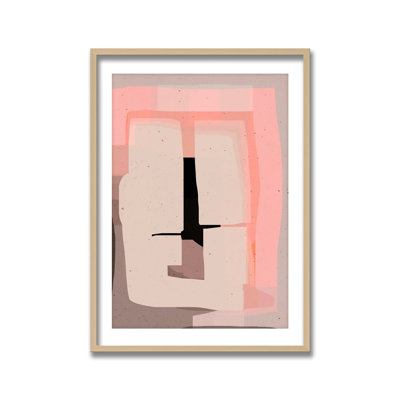 «Abstract Phase 1» par Kathrin Pienaar - Œuvre d'art encadrée sur papier