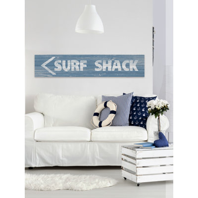 « surf shack », art de texture sur bois