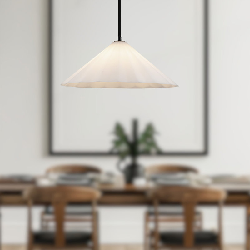 Luminaire suspendu moderne 14-en-1 Yuridia, Noir mat, H 8,25 po x l 20,50 po x P 20,50 po