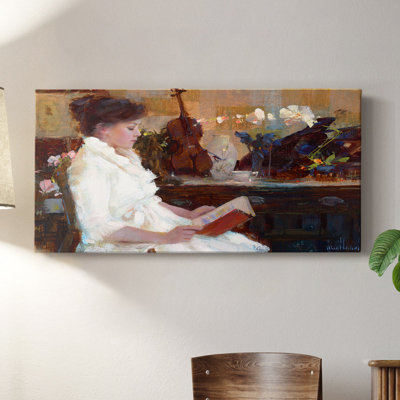 A A Quiet Moment - Toile tendue avec châssis - Prêt à accrocher, H 16 po x l 32 po