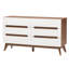 Commode double 13 tiroirs l 55,98 "
