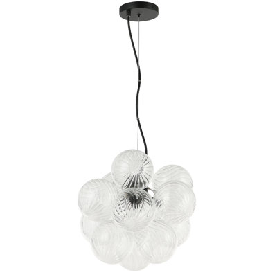 Charlize 3 Light Pendant - Clear