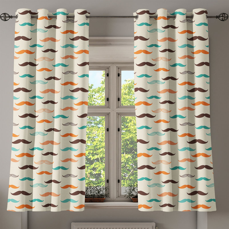 Sateen Blackout Curtain Pair, 50" W x 63" L