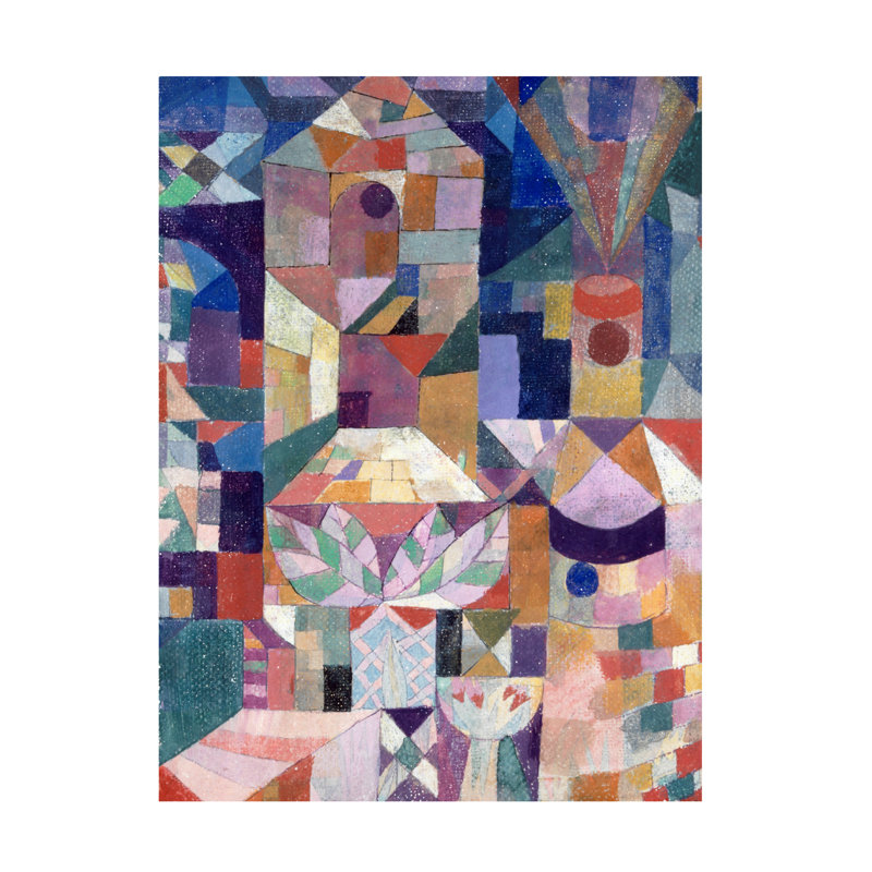 Art sur toile, Collection des maîtres bolognais, Burggarten Paul Klee, H 18 po x l 24 po