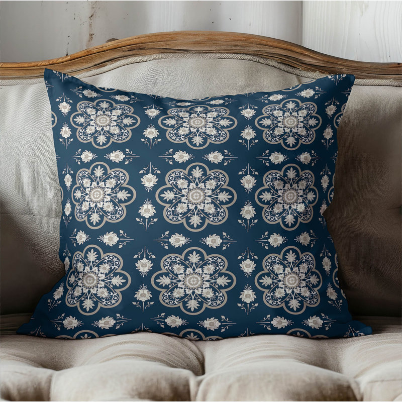 Skye Indoor Throw Pillow, Blue, 18"H x 18"W
