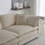 Canapé modulaire modulaire pour le salon, canapé en U convertible 5 places avec 1 repose-pieds, chenille-962137632